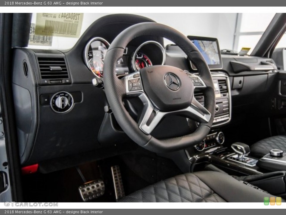 designo Black Interior Steering Wheel for the 2018 Mercedes-Benz G 63 AMG #124953904