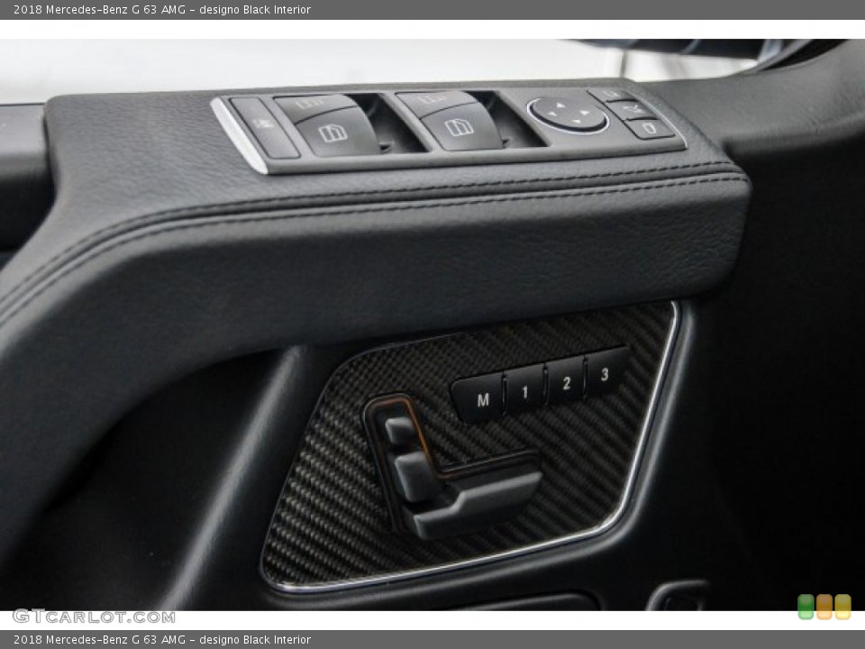 designo Black Interior Controls for the 2018 Mercedes-Benz G 63 AMG #124953934
