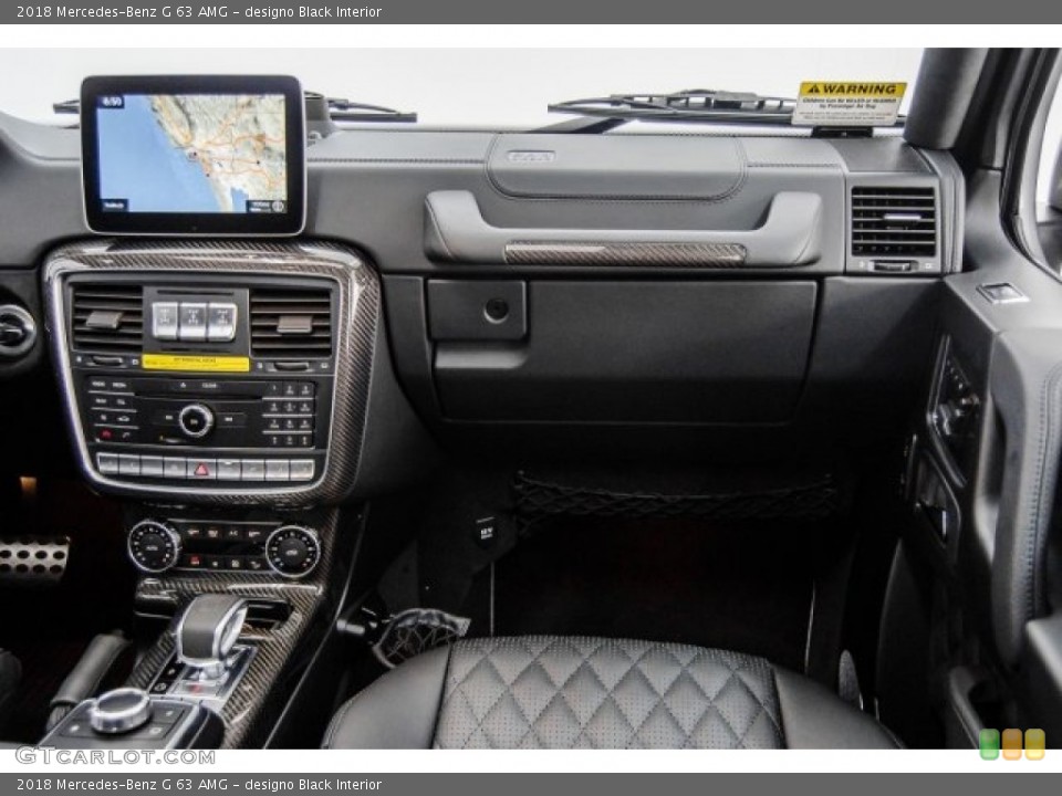 designo Black Interior Dashboard for the 2018 Mercedes-Benz G 63 AMG #124954036