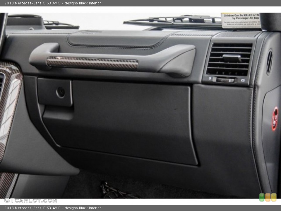 designo Black Interior Controls for the 2018 Mercedes-Benz G 63 AMG #124954064