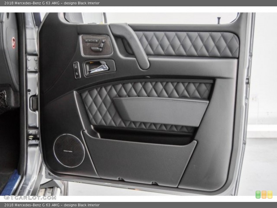 designo Black Interior Door Panel for the 2018 Mercedes-Benz G 63 AMG #124954099