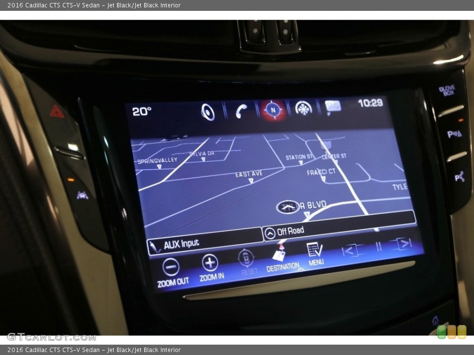 Jet Black/Jet Black Interior Navigation for the 2016 Cadillac CTS CTS-V Sedan #124956385