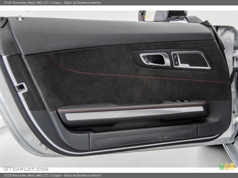 Black w/Dinamica Interior Door Panel for the 2018 Mercedes-Benz AMG GT S Coupe #124956508