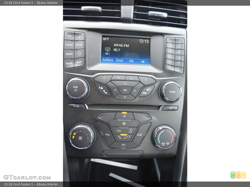 Ebony Interior Controls for the 2018 Ford Fusion S #124965501