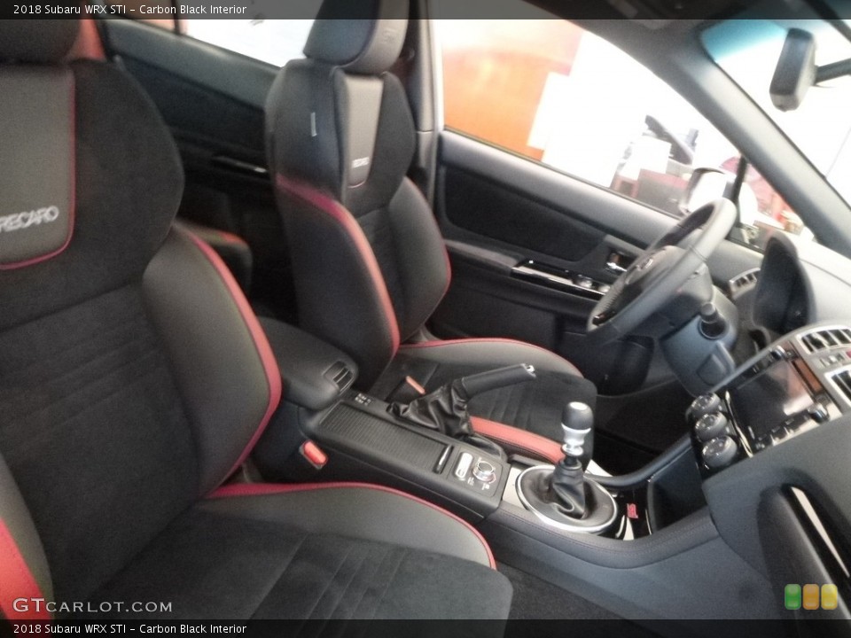 Carbon Black Interior Photo for the 2018 Subaru WRX STI #124967715