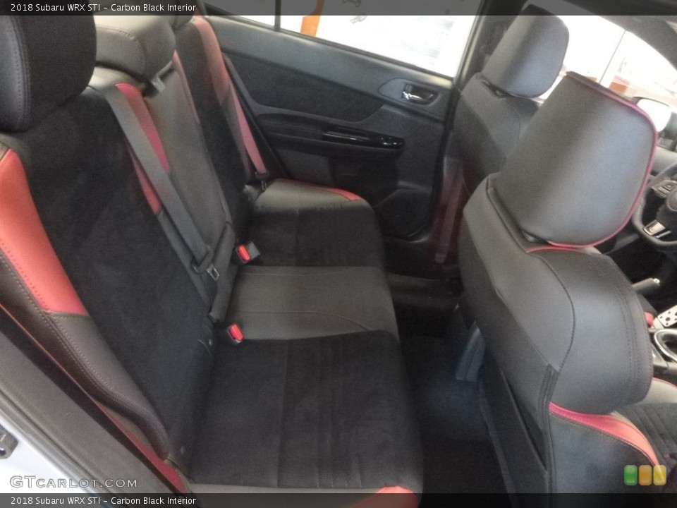 Carbon Black Interior Rear Seat for the 2018 Subaru WRX STI #124967766