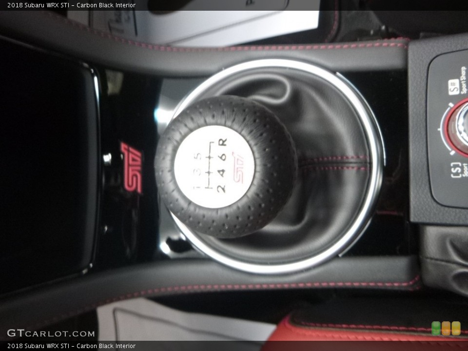 Carbon Black Interior Transmission for the 2018 Subaru WRX STI #124968015