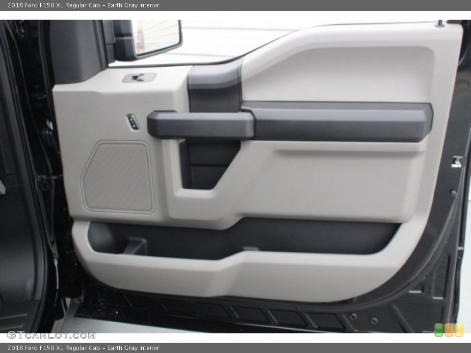 Earth Gray Interior Door Panel for the 2018 Ford F150 XL Regular Cab #124968495