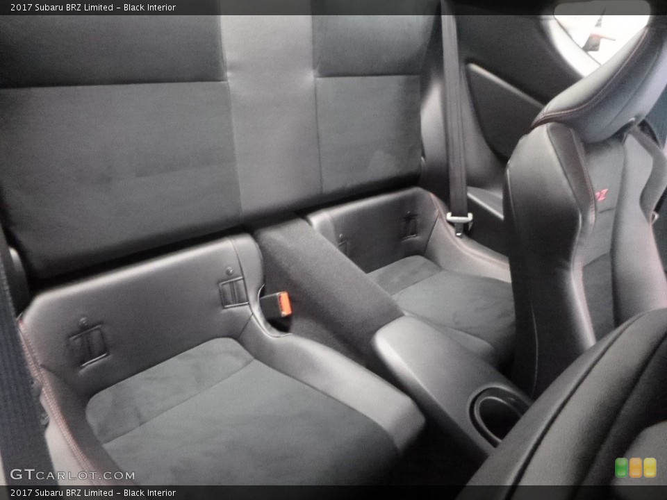 Black Interior Rear Seat for the 2017 Subaru BRZ Limited #124968873