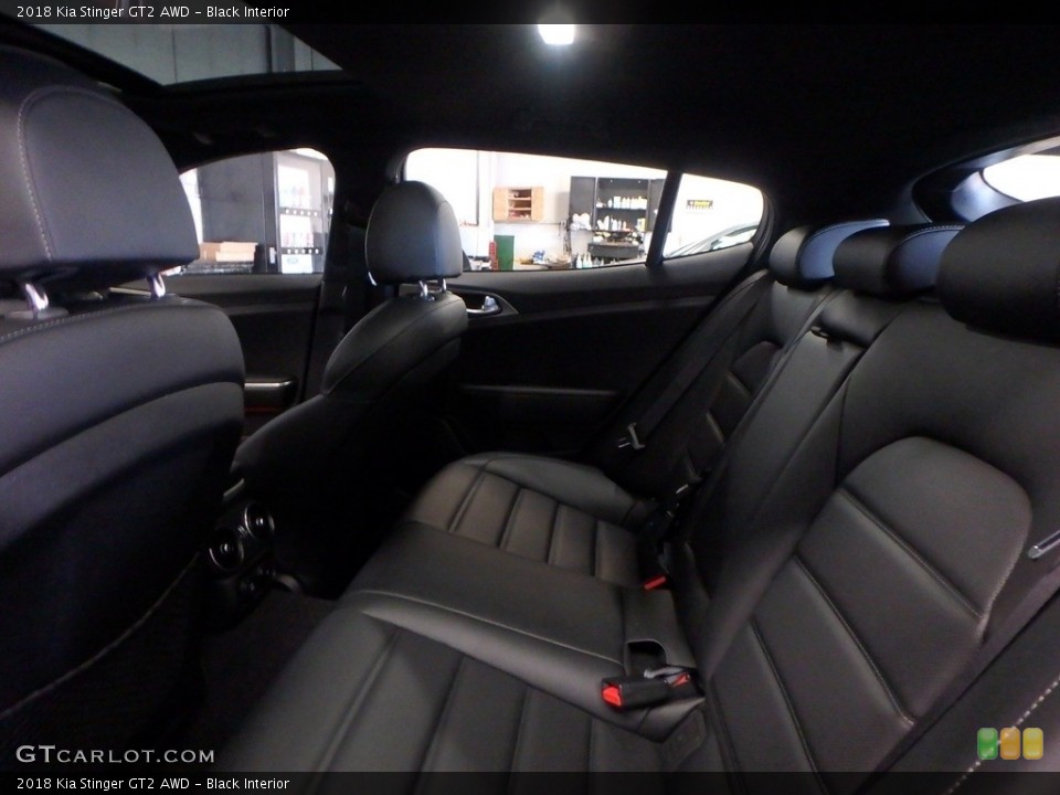 Black Interior Rear Seat for the 2018 Kia Stinger GT2 AWD #124970789