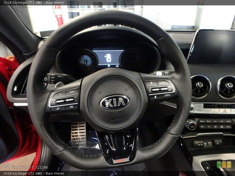 Black Interior Steering Wheel for the 2018 Kia Stinger GT2 AWD #124970907