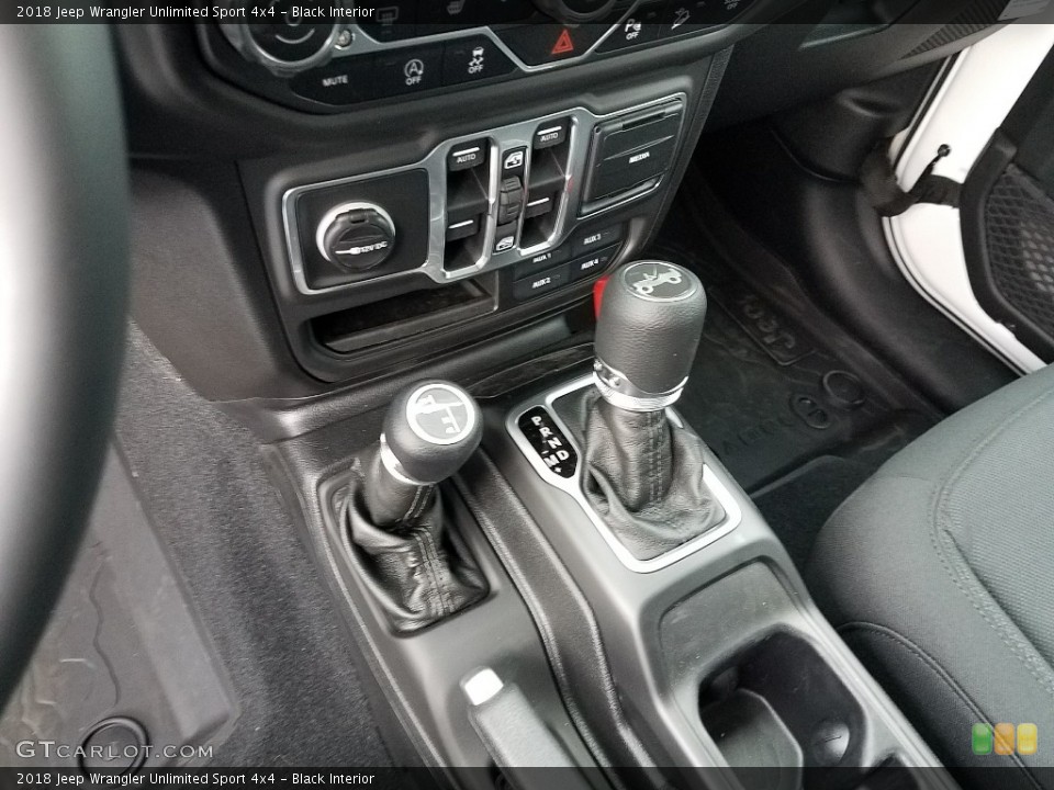 Black Interior Transmission for the 2018 Jeep Wrangler Unlimited Sport 4x4 #124975665