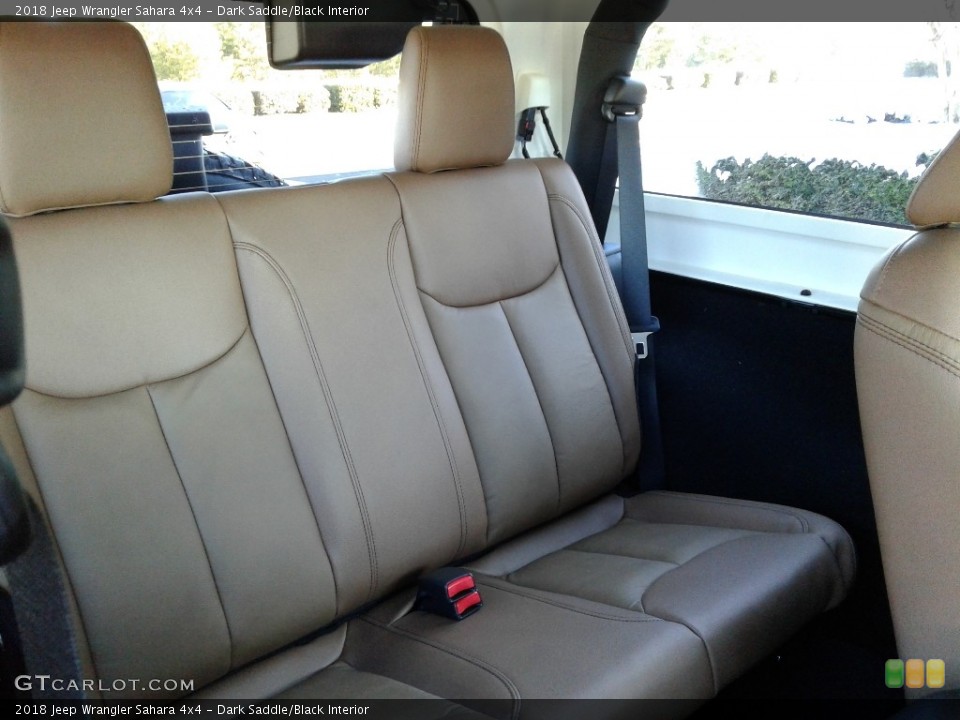 Dark Saddle/Black Interior Rear Seat for the 2018 Jeep Wrangler Sahara 4x4 #124979031