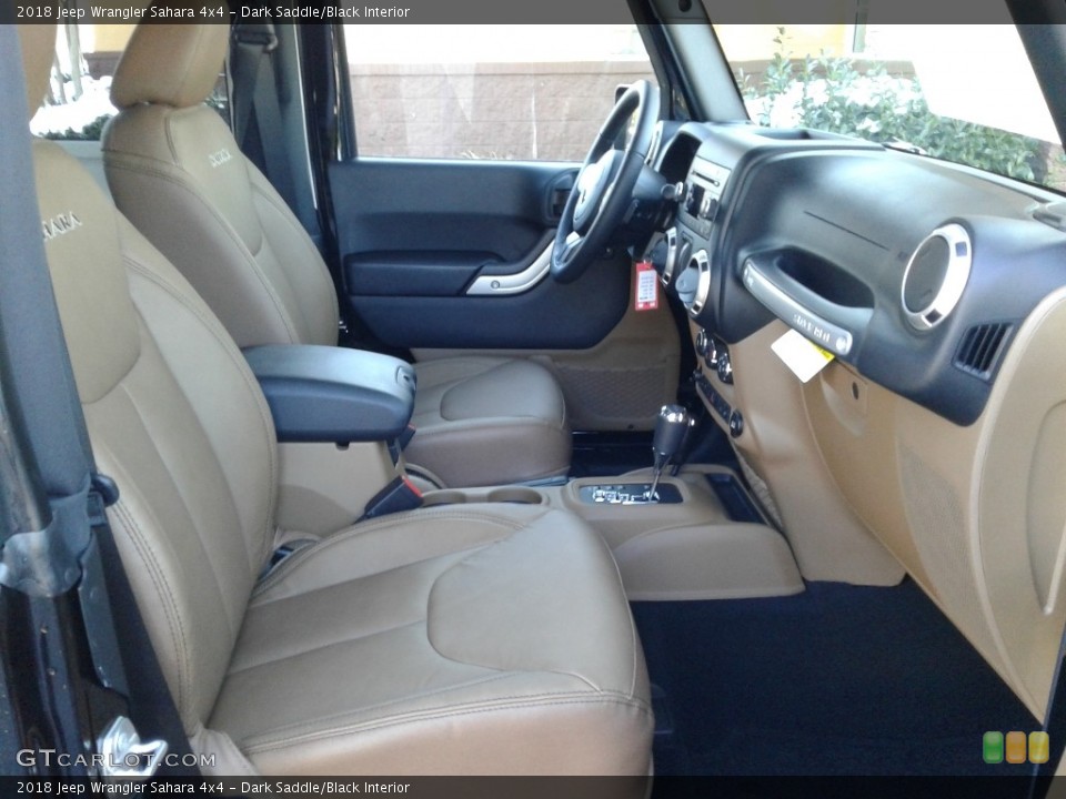 Dark Saddle/Black 2018 Jeep Wrangler Interiors