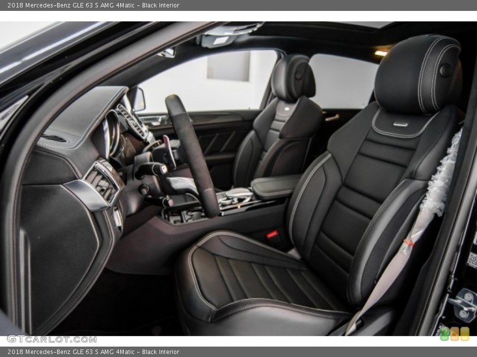 Black Interior Front Seat for the 2018 Mercedes-Benz GLE 63 S AMG 4Matic #124992819