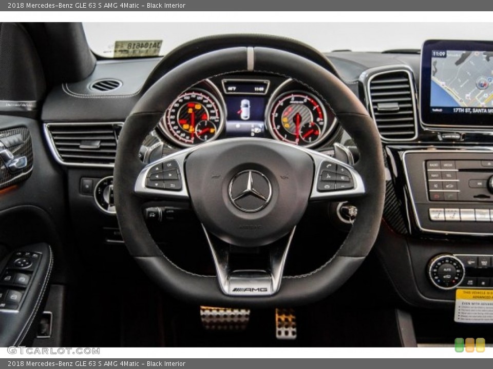Black Interior Steering Wheel for the 2018 Mercedes-Benz GLE 63 S AMG 4Matic #124992864