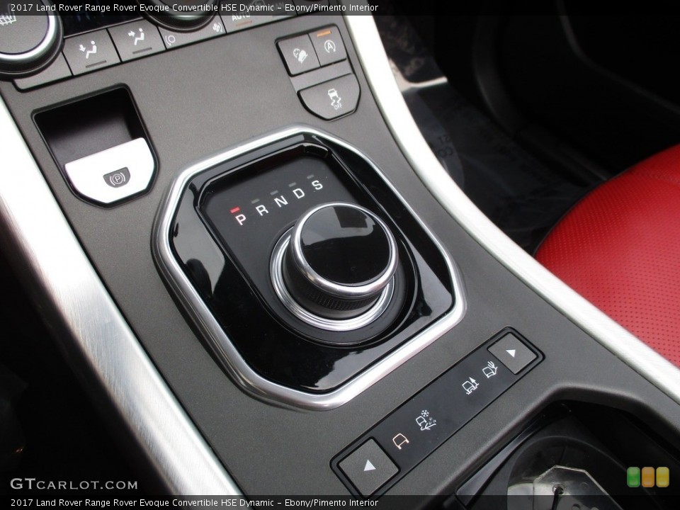 Ebony/Pimento Interior Transmission for the 2017 Land Rover Range Rover Evoque Convertible HSE Dynamic #125002525