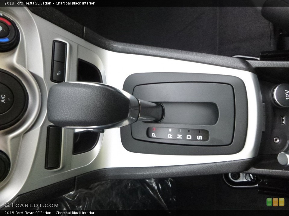 Charcoal Black Interior Transmission for the 2018 Ford Fiesta SE Sedan #125009554