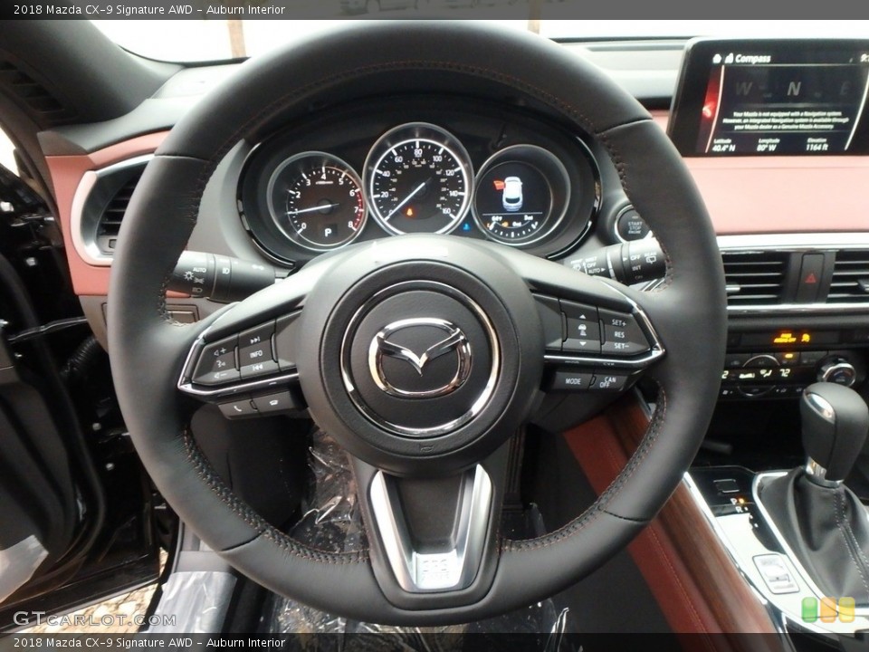 Auburn Interior Steering Wheel for the 2018 Mazda CX-9 Signature AWD #125010192