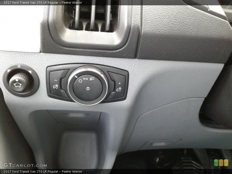 Pewter Interior Controls for the 2017 Ford Transit Van 250 LR Regular #125012572