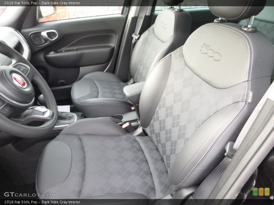 Dark Slate Gray Interior Photo for the 2018 Fiat 500L Pop #125022745