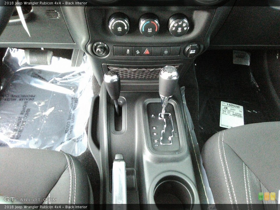 Black Interior Transmission for the 2018 Jeep Wrangler Rubicon 4x4 #125025364