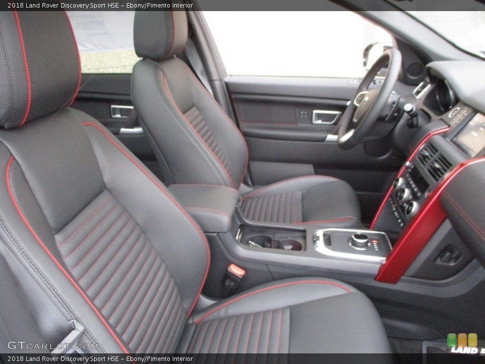 Ebony/Pimento 2018 Land Rover Discovery Sport Interiors