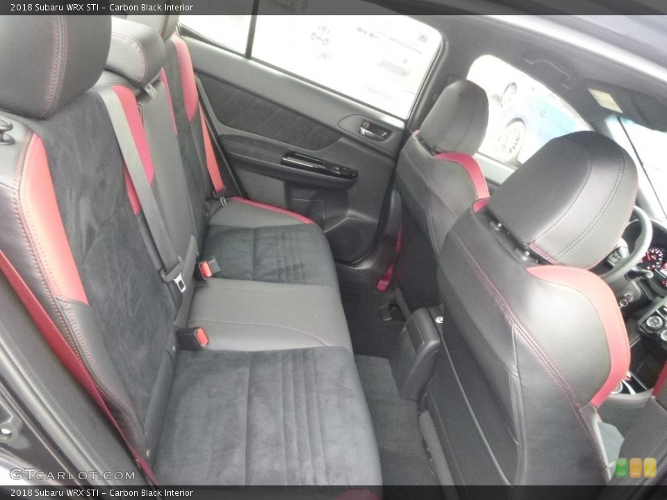 Carbon Black Interior Rear Seat for the 2018 Subaru WRX STI #125039263