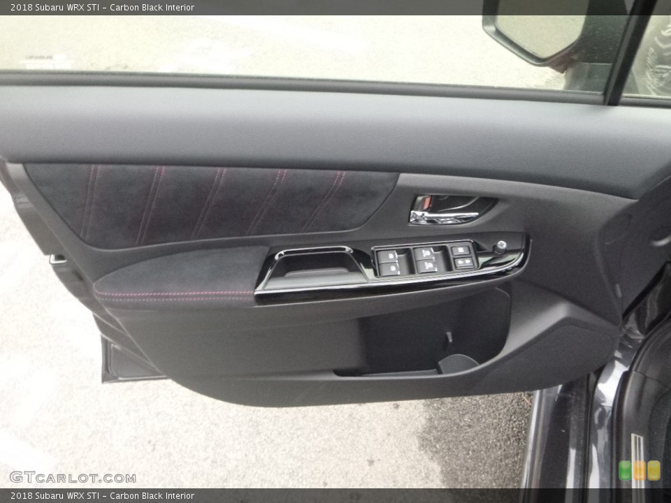 Carbon Black Interior Door Panel for the 2018 Subaru WRX STI #125039293