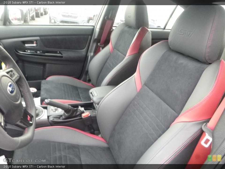 Carbon Black Interior Front Seat for the 2018 Subaru WRX STI #125039320