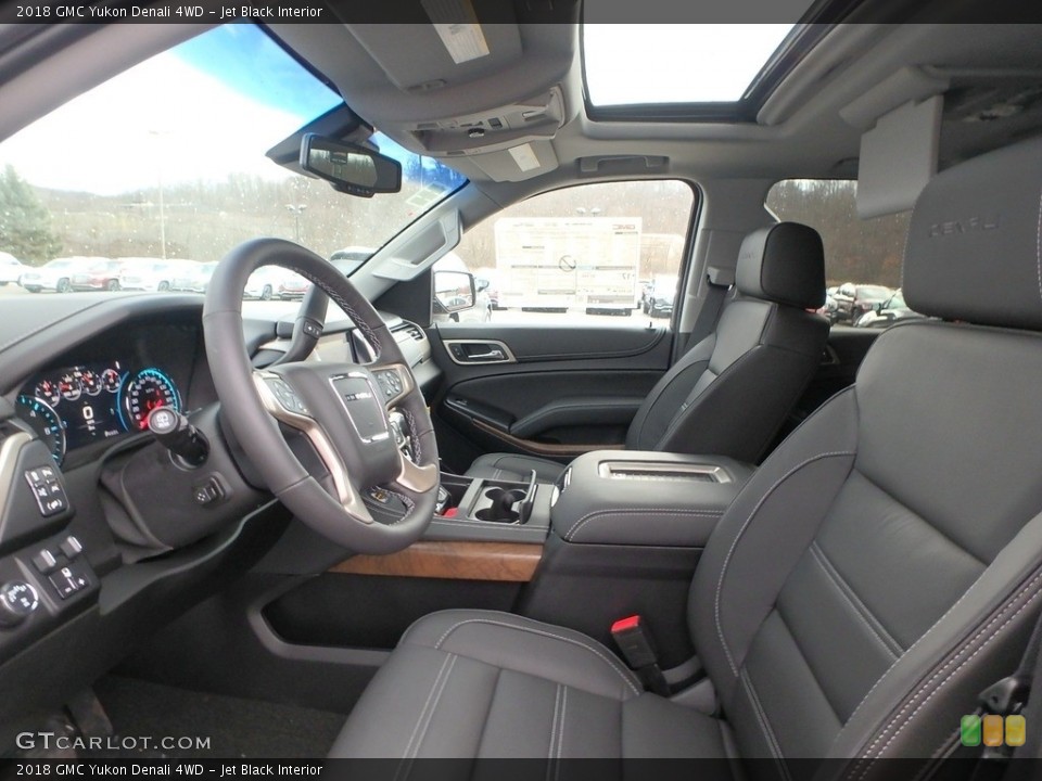 Jet Black Interior Front Seat for the 2018 GMC Yukon Denali 4WD #125039545