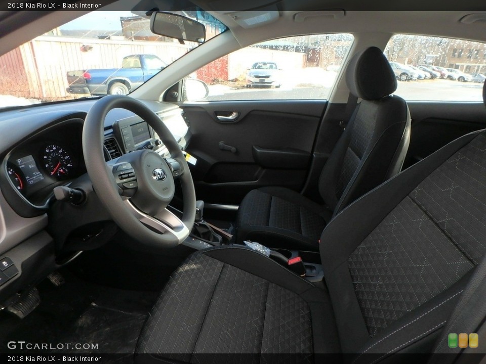Black Interior Front Seat for the 2018 Kia Rio LX #125041507