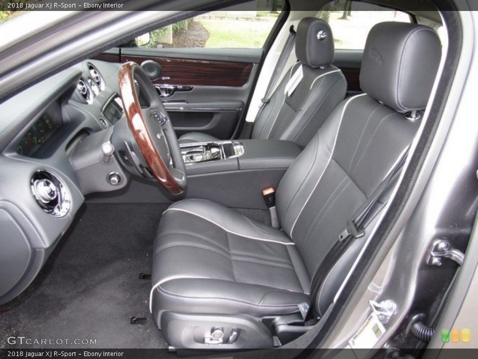 Ebony Interior Front Seat for the 2018 Jaguar XJ R-Sport #125044429