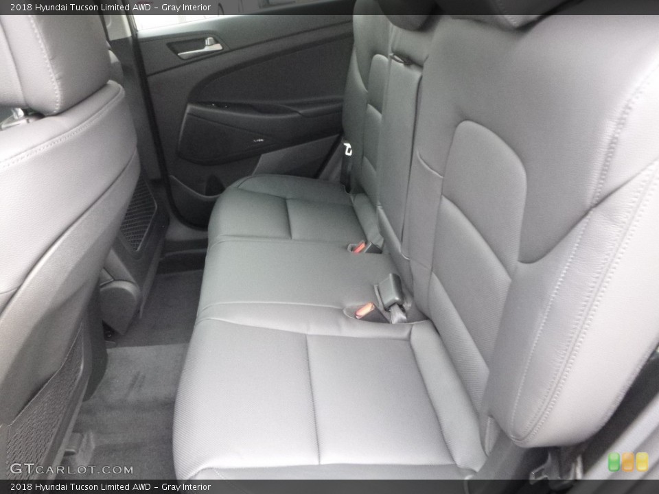 Gray Interior Rear Seat for the 2018 Hyundai Tucson Limited AWD #125070567