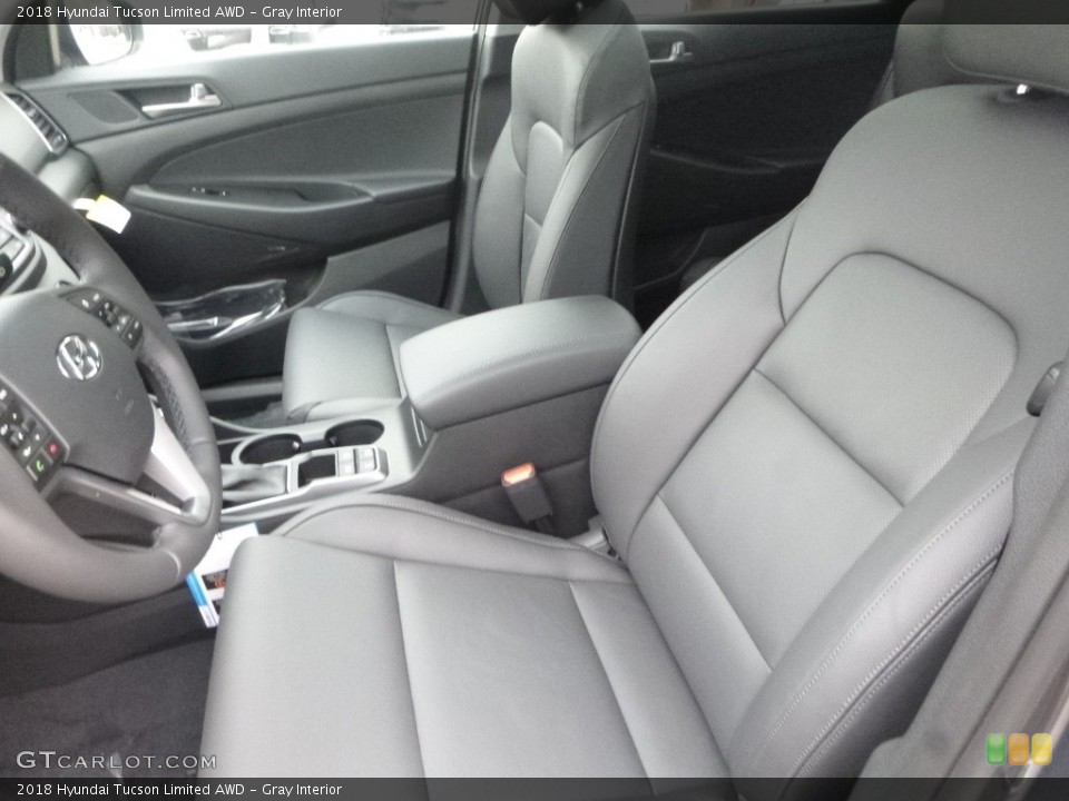 Gray Interior Front Seat for the 2018 Hyundai Tucson Limited AWD #125070665