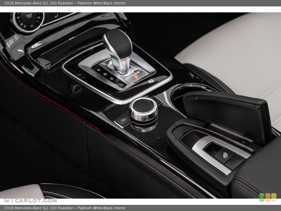 Platinum White/Black Interior Transmission for the 2018 Mercedes-Benz SLC 300 Roadster #125084757