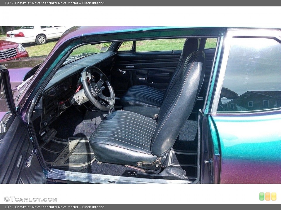 Black Interior Photo for the 1972 Chevrolet Nova  #125094299