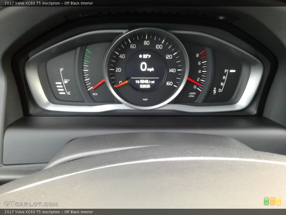 Off Black Interior Gauges for the 2017 Volvo XC60 T5 Inscription #125111444