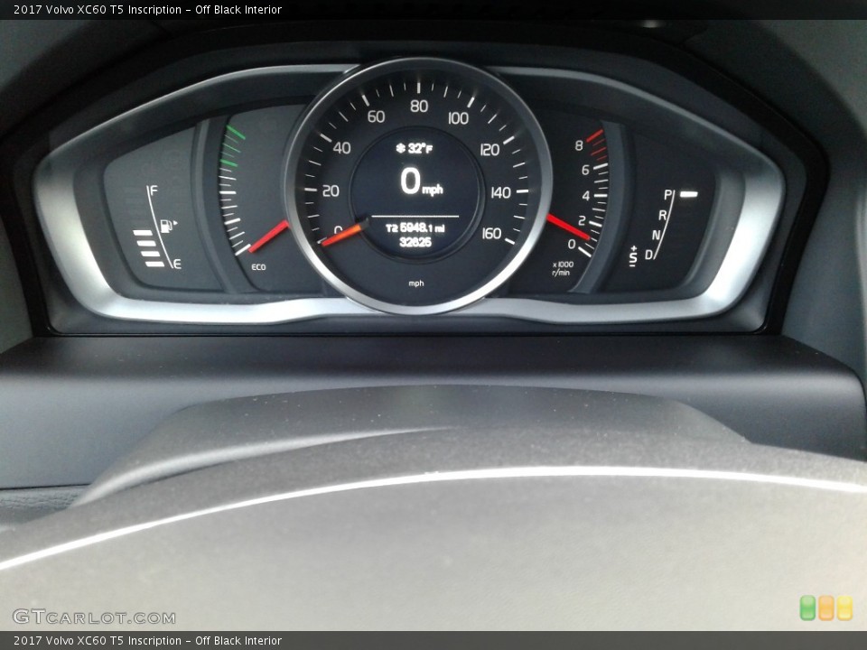 Off Black Interior Gauges for the 2017 Volvo XC60 T5 Inscription #125111465