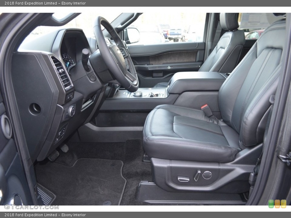 Ebony Interior Photo for the 2018 Ford Expedition Limited #125118614
