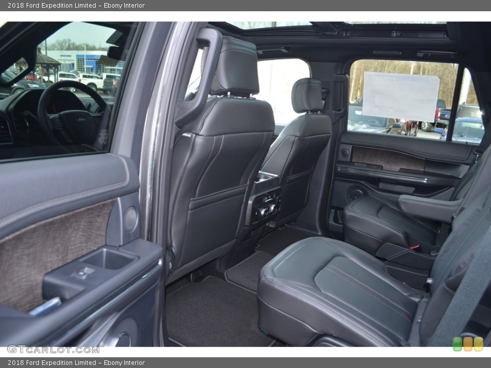 Ebony Interior Rear Seat for the 2018 Ford Expedition Limited #125118680