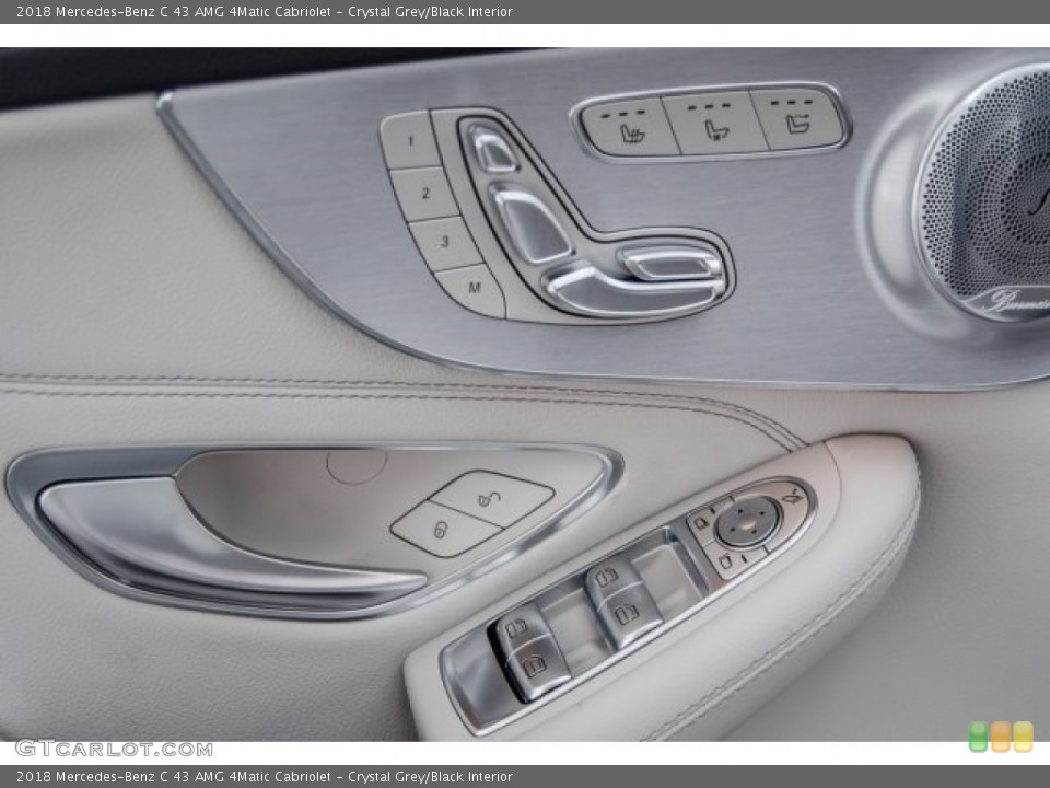 Crystal Grey/Black Interior Controls for the 2018 Mercedes-Benz C 43 AMG 4Matic Cabriolet #125128841
