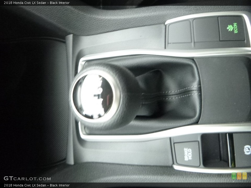 Black Interior Transmission for the 2018 Honda Civic LX Sedan #125129039
