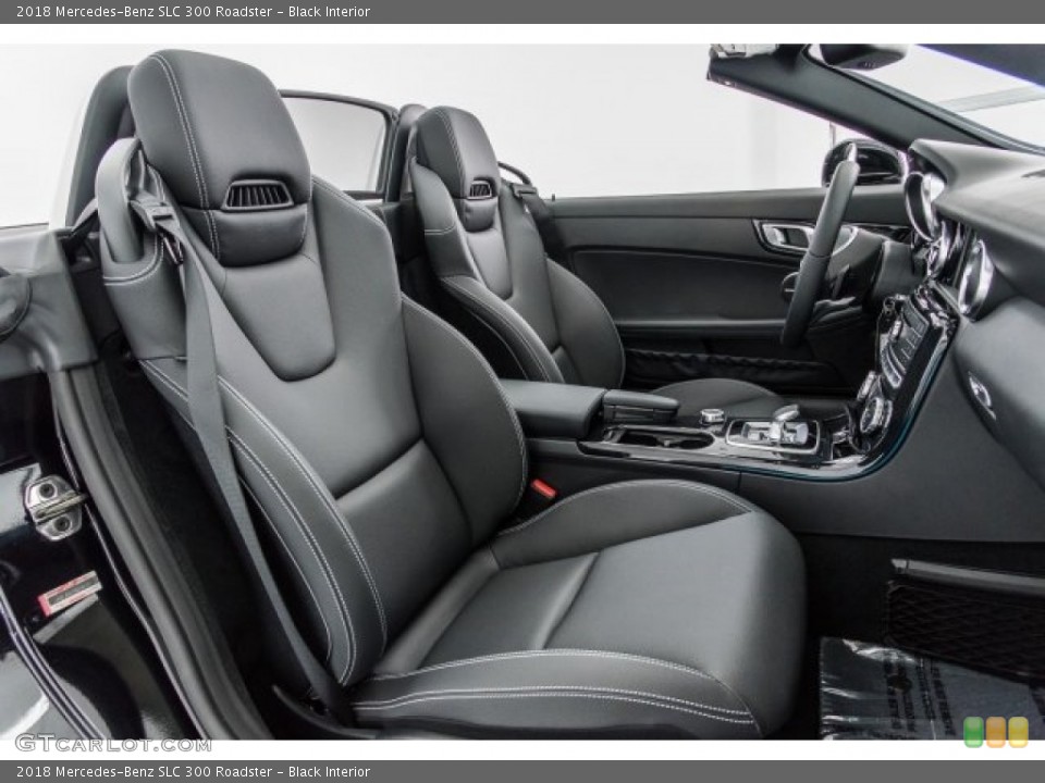 Black 2018 Mercedes-Benz SLC Interiors