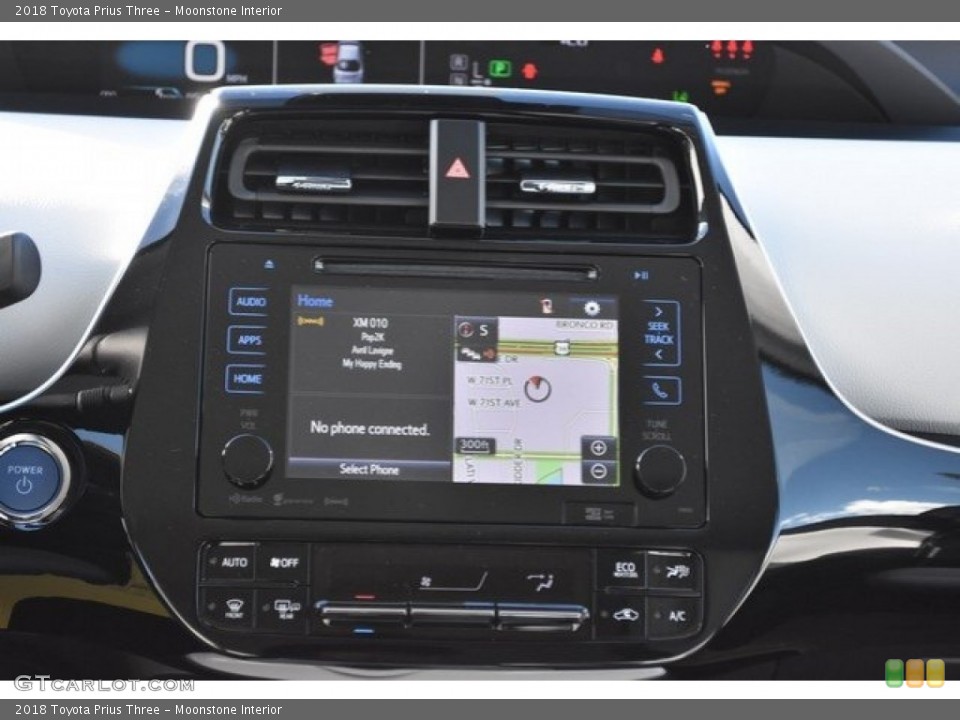 Moonstone Interior Navigation for the 2018 Toyota Prius Three #125161487