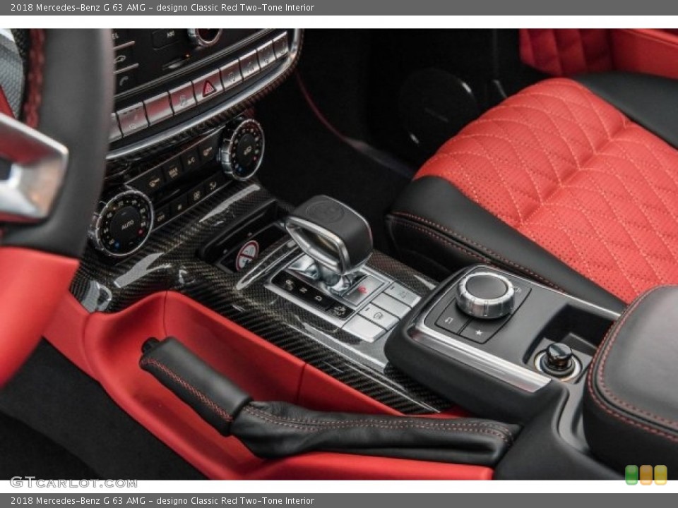 designo Classic Red Two-Tone Interior Transmission for the 2018 Mercedes-Benz G 63 AMG #125161559