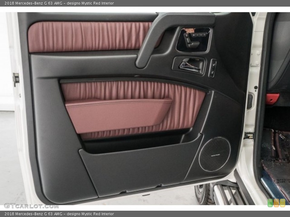 designo Mystic Red Interior Door Panel for the 2018 Mercedes-Benz G 63 AMG #125162270
