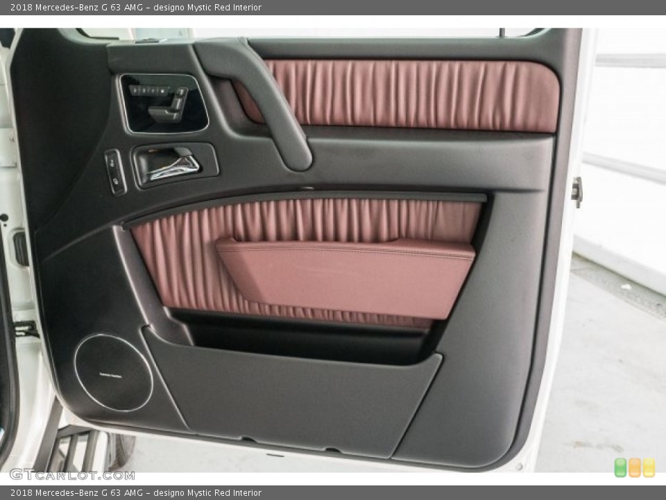 designo Mystic Red Interior Door Panel for the 2018 Mercedes-Benz G 63 AMG #125162369