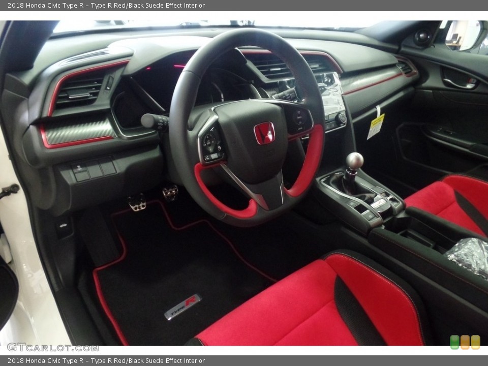 Type R Red/Black Suede Effect Interior Photo for the 2018 Honda Civic Type R #125165519