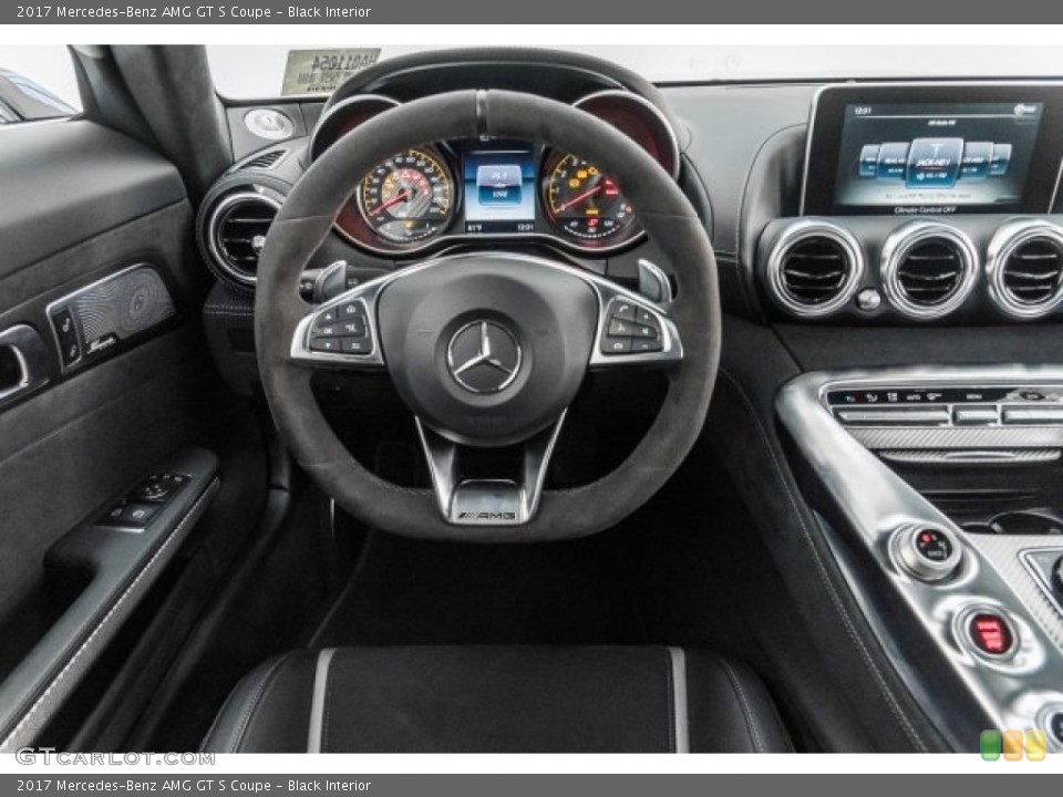 Black Interior Dashboard for the 2017 Mercedes-Benz AMG GT S Coupe #125178487